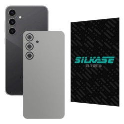 Folie skin SILKASE, pentru Samsung Galaxy S23 FE, gri ice, protectie spate telefon Folie skin SILKASE, pentru Samsung Galaxy S23 FE, gri ice, protectie spate telefon