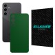 Folie skin SILKASE, pentru Samsung Galaxy S23 FE, verde inchis mat, protectie spate telefon (Telefoane Samsung, S1556) by www.silkase.ro