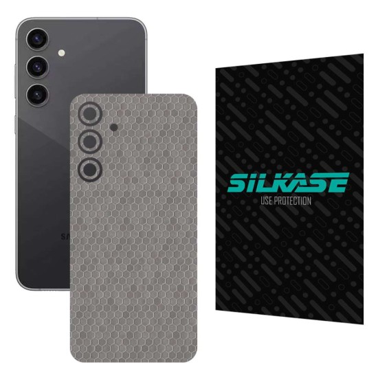 Folie skin SILKASE, pentru Samsung Galaxy S23 FE, gri hexa, protectie spate telefon (SILKASE, Telefoane Samsung) by www.silkase.ro Folie skin SILKASE, pentru Samsung Galaxy S23 FE, gri hexa, protectie spate telefon (Telefoane Samsung, S1543) by www.silkase.ro