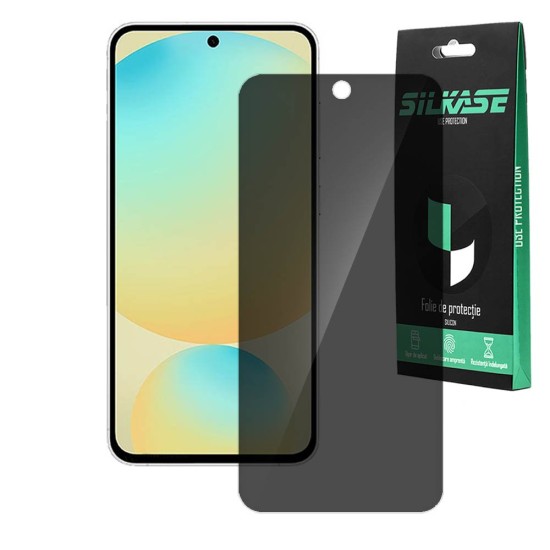 Folie privacy SILKASE pentru Samsung Galaxy S24 FE, protectie ecran, silicon (Telefoane Samsung, F7332) by www.silkase.ro