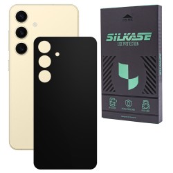 Folie skin SILKASE, pentru Samsung Galaxy S24 Plus, negru mat, protectie spate telefon Folie skin SILKASE, pentru Samsung Galaxy S24 Plus, negru mat, protectie spate telefon