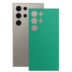 Folie skin SILKASE, pentru Samsung Galaxy S24 Ultra, turcoaz mat, protectie spate telefon