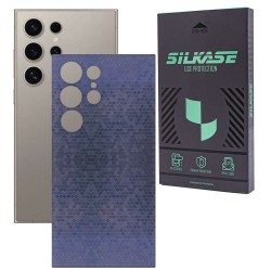 Folie skin SILKASE, pentru Samsung Galaxy S24 Ultra, albastru hexa, protectie spate telefon Folie skin SILKASE, pentru Samsung Galaxy S24 Ultra, albastru hexa, protectie spate telefon
