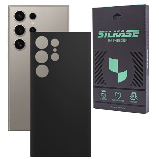 Folie skin SILKASE, pentru Samsung Galaxy S24 Ultra, negru mat, protectie spate telefon (SILKASE, Telefoane Samsung) by www.silkase.ro Folie skin SILKASE, pentru Samsung Galaxy S24 Ultra, negru mat, protectie spate telefon (Telefoane Samsung, S1861) by www.silkase.ro