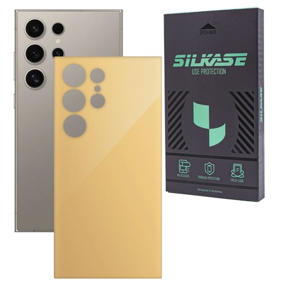 Folie skin SILKASE, pentru Samsung Galaxy S24 Ultra, bej, protectie spate telefon (SILKASE, Telefoane Samsung) by www.silkase.ro Folie skin SILKASE, pentru Samsung Galaxy S24 Ultra, bej, protectie spate telefon (Telefoane Samsung, S1849) by www.silkase.ro
