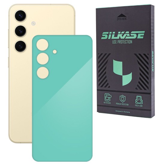Folie skin SILKASE, pentru Samsung Galaxy S24, turcoaz, protectie spate telefon (SILKASE, Telefoane Samsung) by www.silkase.ro Folie skin SILKASE, pentru Samsung Galaxy S24, turcoaz, protectie spate telefon (Telefoane Samsung, S1816) by www.silkase.ro