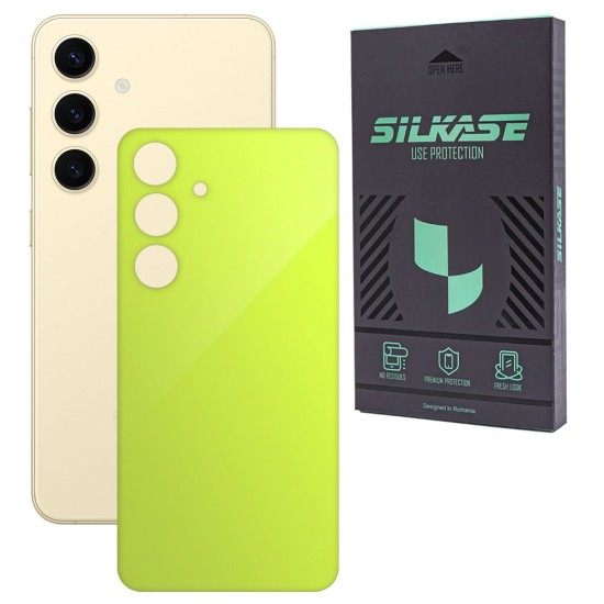 Folie skin SILKASE, pentru Samsung Galaxy S24, galben, protectie spate telefon (SILKASE, Telefoane Samsung) by www.silkase.ro Folie skin SILKASE, pentru Samsung Galaxy S24, galben, protectie spate telefon (Telefoane Samsung, S1819) by www.silkase.ro