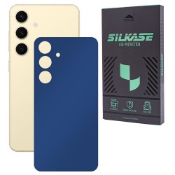 Folie skin SILKASE, pentru Samsung Galaxy S25 Plus, albastru inchis mat, protectie spate telefon Folie skin SILKASE, pentru Samsung Galaxy S25 Plus, albastru inchis mat, protectie spate telefon