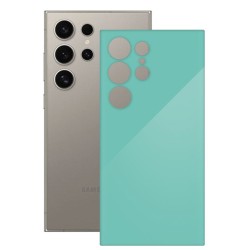 Folie skin SILKASE, pentru Samsung Galaxy S25 Ultra, turcoaz, protectie spate telefon