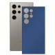 Folie skin SILKASE, pentru Samsung Galaxy S25 Ultra, albastru inchis mat, protectie spate telefon (S25 Ultra, S2001) by www.silkase.ro
