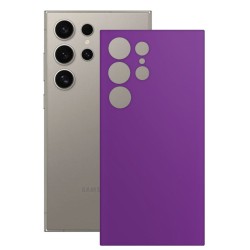 Folie skin SILKASE, pentru Samsung Galaxy S25 Ultra, violet mat, protectie spate telefon