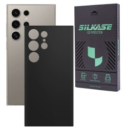 Folie skin SILKASE, pentru Samsung Galaxy S25 Ultra, negru mat, protectie spate telefon Folie skin SILKASE, pentru Samsung Galaxy S25 Ultra, negru mat, protectie spate telefon