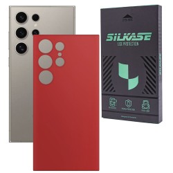 Folie skin SILKASE, pentru Samsung Galaxy S25 Ultra, rosu, protectie spate telefon Folie skin SILKASE, pentru Samsung Galaxy S25 Ultra, rosu, protectie spate telefon