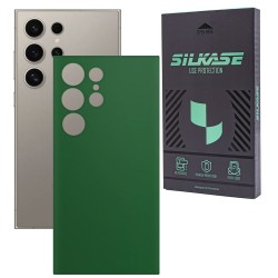 Folie skin SILKASE, pentru Samsung Galaxy S25 Ultra, verde inchis mat, protectie spate telefon Folie skin SILKASE, pentru Samsung Galaxy S25 Ultra, verde inchis mat, protectie spate telefon