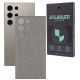 Folie skin SILKASE, pentru Samsung Galaxy S25 Ultra, gri hexa, protectie spate telefon (S25 Ultra, S2008) by www.silkase.ro