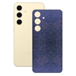 Folie skin SILKASE, pentru Samsung Galaxy S25, albastru hexa, protectie spate telefon