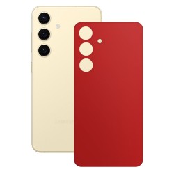 Folie skin SILKASE, pentru Samsung Galaxy S25, rosu, protectie spate telefon