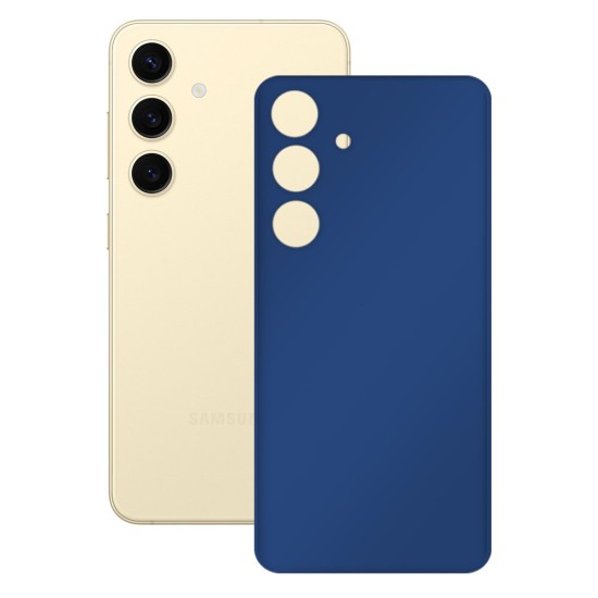 Folie skin SILKASE, pentru Samsung Galaxy S25, albastru inchis mat, protectie spate telefon (SILKASE, S25) by www.silkase.ro Folie skin SILKASE, pentru Samsung Galaxy S25, albastru inchis mat, protectie spate telefon (S25, S1953) by www.silkase.ro