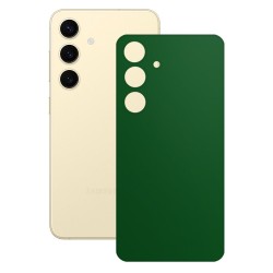 Folie skin SILKASE, pentru Samsung Galaxy S25, verde inchis mat, protectie spate telefon