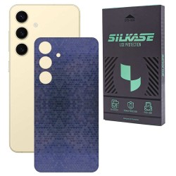 Folie skin SILKASE, pentru Samsung Galaxy S25, albastru hexa, protectie spate telefon Folie skin SILKASE, pentru Samsung Galaxy S25, albastru hexa, protectie spate telefon
