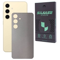 Folie skin SILKASE, pentru Samsung Galaxy S25, gri deschis, protectie spate telefon Folie skin SILKASE, pentru Samsung Galaxy S25, gri deschis, protectie spate telefon