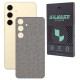 Folie skin SILKASE, pentru Samsung Galaxy S25, gri hexa, protectie spate telefon (S25, S1960) by www.silkase.ro