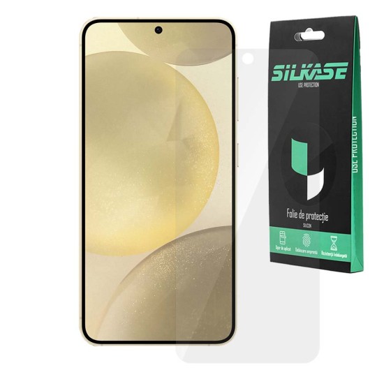 Folie SILKASE pentru Samsung Galaxy S25, protectie ecran, silicon regenerabil (SILKASE, S25) by www.silkase.ro Folie SILKASE pentru Samsung Galaxy S25, protectie ecran, silicon regenerabil (S25, F7450) by www.silkase.ro