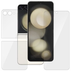 Set 2 folii SILKASE pentru Samsung Galaxy Z Flip5, protectie telefon, silicon regenerabil