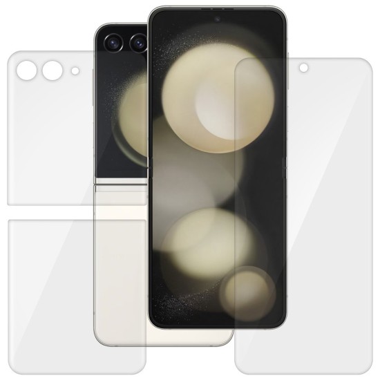 Set 2 folii SILKASE pentru Samsung Galaxy Z Flip5, protectie telefon, silicon regenerabil (SILKASE, Telefoane Samsung) by www.silkase.ro Set 2 folii SILKASE pentru Samsung Galaxy Z Flip5, protectie telefon, silicon regenerabil (Telefoane Samsung, F6047) by www.silkase.ro