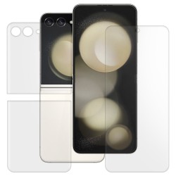 Set 2 folii mate SILKASE pentru Samsung Galaxy Z Flip5, protectie telefon, silicon