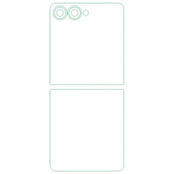 Folie privacy mata SILKASE pentru Samsung Galaxy Z Flip7, protectie ecran, silicon Folie privacy mata SILKASE pentru Samsung Galaxy Z Flip7, protectie ecran, silicon