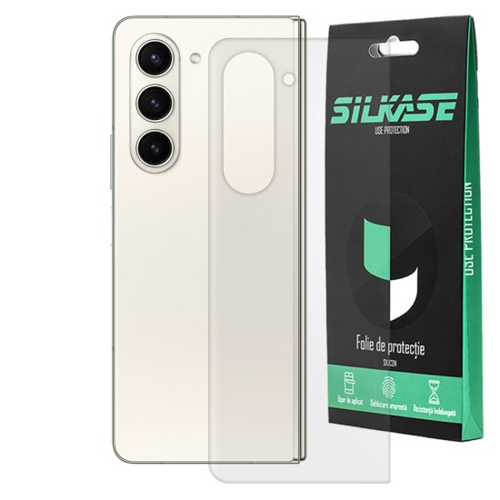 Folie spate mata SILKASE pentru Samsung Galaxy Z Fold5, protectie spate, silicon (Telefoane Samsung, F6035) by www.silkase.ro