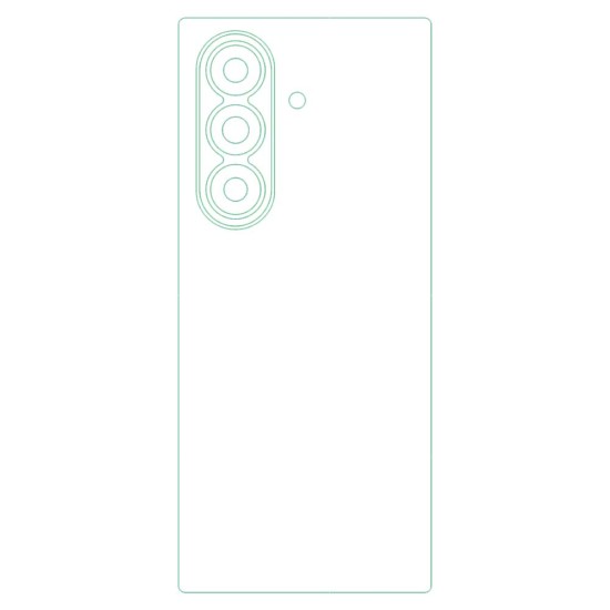 Folie spate mata SILKASE pentru Samsung Galaxy Z Fold7, protectie spate, silicon (Z Fold7, F7788) by www.silkase.ro