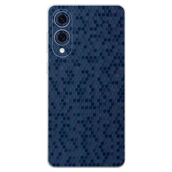 Folie skin SILKASE pentru Samsung Galaxy S25 Edge, protectie spate telefon, albastru hexa (S25 Edge, S2035) by www.silkase.ro