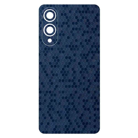 Folie skin SILKASE pentru Samsung Galaxy S25 Edge, protectie spate telefon, albastru hexa (S25 Edge, S2035) by www.silkase.ro
