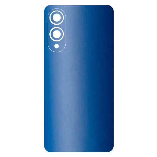 Folie skin SILKASE pentru Samsung Galaxy S25 Edge, protectie spate telefon, albastru inchis mat (S25 Edge, S2032) by www.silkase.ro