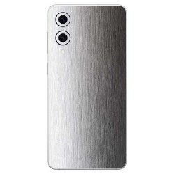 Folie skin SILKASE pentru Samsung Galaxy S25 Edge, protectie spate telefon, gri deschis brushed