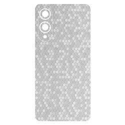Folie skin SILKASE pentru Samsung Galaxy S25 Edge, protectie spate telefon, gri hexa
