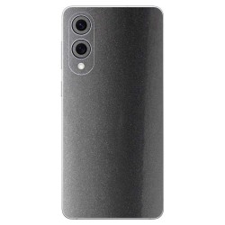 Folie skin SILKASE pentru Samsung Galaxy S25 Edge, protectie spate telefon, gri metalizat