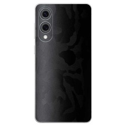 Folie skin SILKASE pentru Samsung Galaxy S25 Edge, protectie spate telefon, negru camuflaj