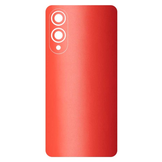 Folie skin SILKASE pentru Samsung Galaxy S25 Edge, protectie spate telefon, rosu mat (S25 Edge, S2053) by www.silkase.ro