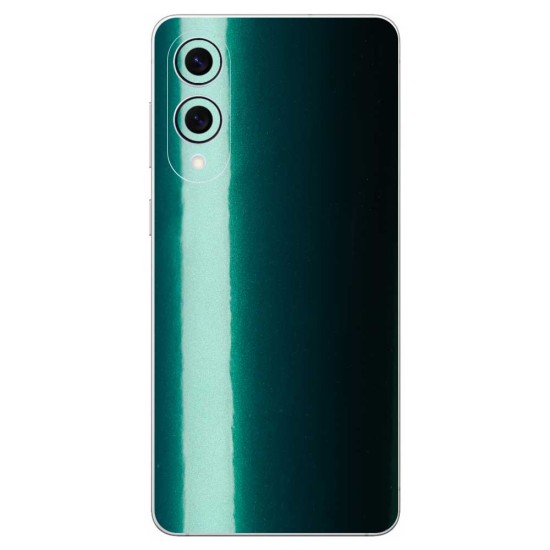 Folie skin SILKASE pentru Samsung Galaxy S25 Edge, protectie spate telefon, verde emerald (S25 Edge, S2037) by www.silkase.ro