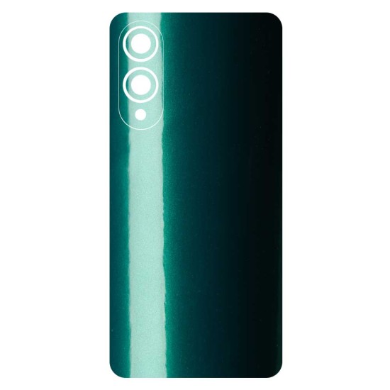 Folie skin SILKASE pentru Samsung Galaxy S25 Edge, protectie spate telefon, verde emerald (S25 Edge, S2037) by www.silkase.ro
