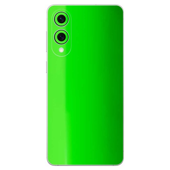 Folie skin SILKASE pentru Samsung Galaxy S25 Edge, protectie spate telefon, verde neon lucios (SILKASE, S25 Edge) by www.silkase.ro Folie skin SILKASE pentru Samsung Galaxy S25 Edge, protectie spate telefon, verde neon lucios (S25 Edge, S2054) by www.silkase.ro