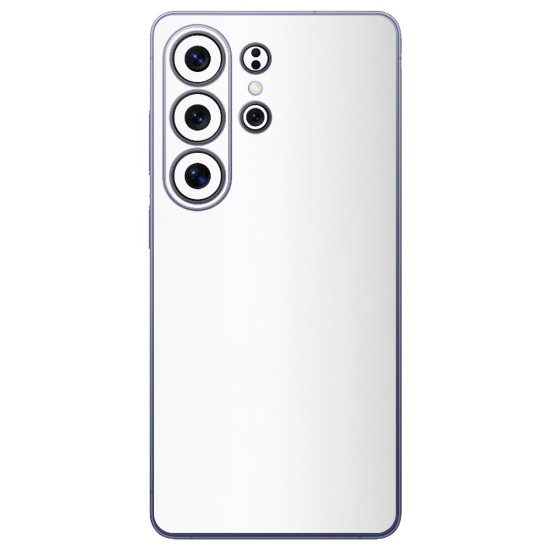 Folie skin SILKASE pentru Samsung Galaxy S26 Ultra, protectie spate telefon, alb mat (S26 Ultra, S2249) by www.silkase.ro