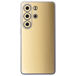 Folie skin SILKASE pentru Samsung Galaxy S26 Ultra, protectie spate telefon, bej lucios