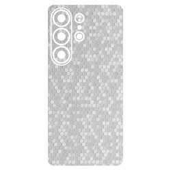 Folie skin SILKASE pentru Samsung Galaxy S26 Ultra, protectie spate telefon, gri hexa Folie skin SILKASE pentru Samsung Galaxy S26 Ultra, protectie spate telefon, gri hexa