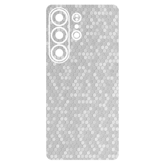 Folie skin SILKASE pentru Samsung Galaxy S26 Ultra, protectie spate telefon, gri hexa Folie skin SILKASE pentru Samsung Galaxy S26 Ultra, protectie spate telefon, gri hexa (S26 Ultra, S2260) by www.silkase.ro