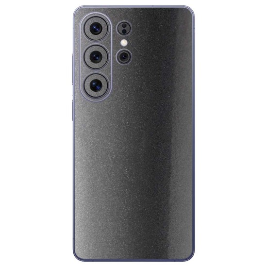 Folie skin SILKASE pentru Samsung Galaxy S26 Ultra, protectie spate telefon, gri metalizat (S26 Ultra, S2251) by www.silkase.ro