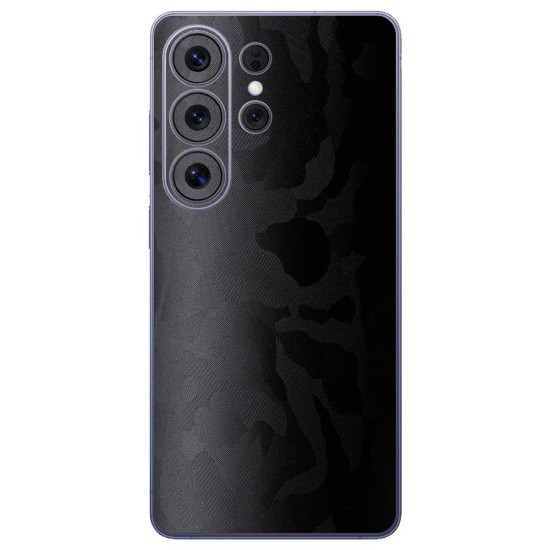 Folie skin SILKASE pentru Samsung Galaxy S26 Ultra, protectie spate telefon, negru camuflaj Folie skin SILKASE pentru Samsung Galaxy S26 Ultra, protectie spate telefon, negru camuflaj (S26 Ultra, S2252) by www.silkase.ro